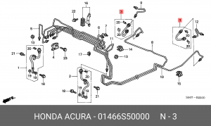 Тормозной шланг 01466S50000 HONDA