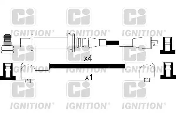 Ккомплект проводов зажигания XC764 QUINTON HAZELL