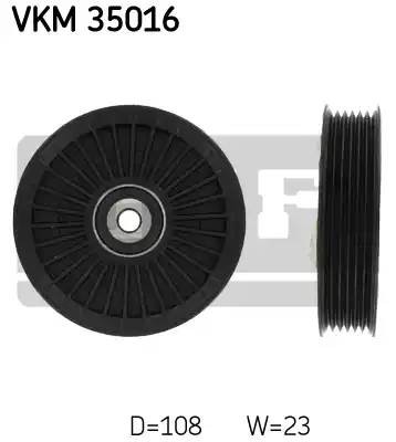 Паразитный / ведущий ролик, поликлиновой ремень VKM35016 SKF