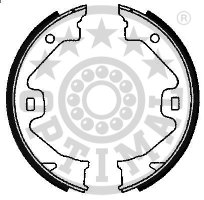 Комплект тормозных колодок BB-7237 OPTIMAL