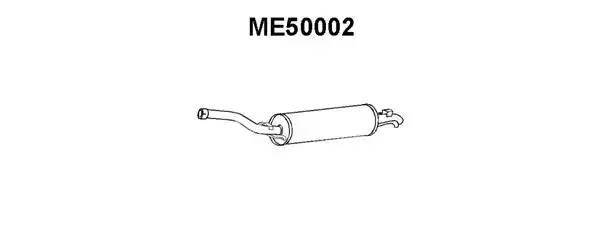 Глушитель выхлопных газов конечный ME50002 VENEPORTE