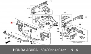 Деталь 60400SH4A04ZZ HONDA