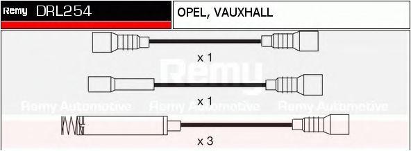 Ккомплект проводов зажигания DRL254 DELCO REMY