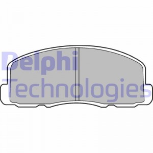 Комплект тормозных колодок, диско LP458 DELPHI