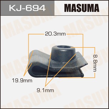 Клипса крепежная KJ694 MASUMA