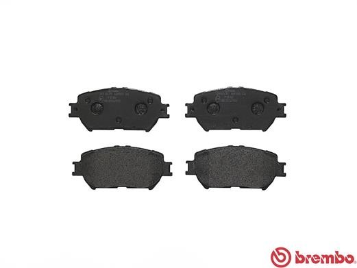 Комплект тормозных колодок, диско P83062 BREMBO