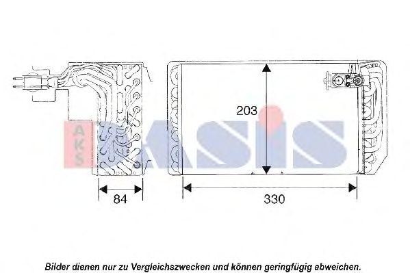 Испаритель, кондиционер 820088N AKS DASIS