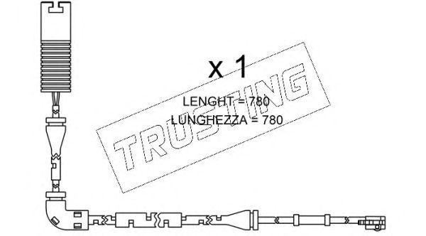 Сигнализатор, износ тормозных колодок SU153 TRUSTING