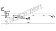 Сигнализатор, износ тормозных колодок SU184K TRUSTING