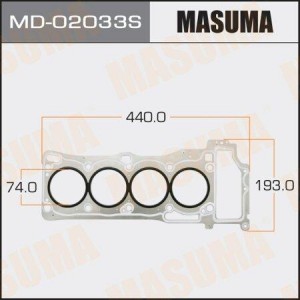 Прокладка ГБЦ MD-02033S MASUMA