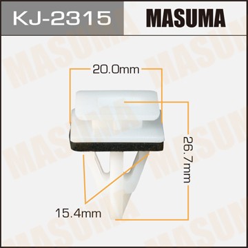 Клипса крепежная KJ2315 MASUMA