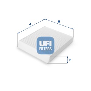Фильтр, воздух во внутренном пространстве 53.087.00 UFI