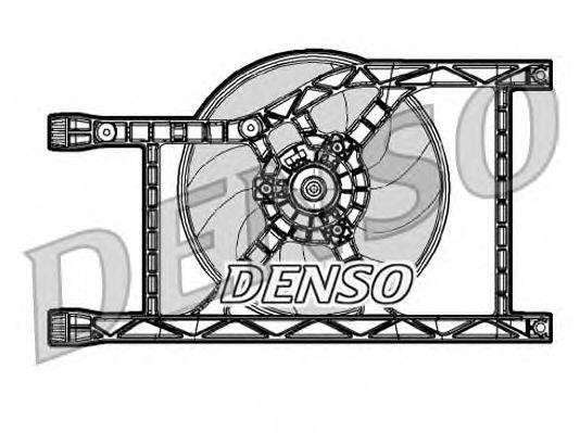 Вентилятор, охлаждение двигателя DER09047 DENSO
