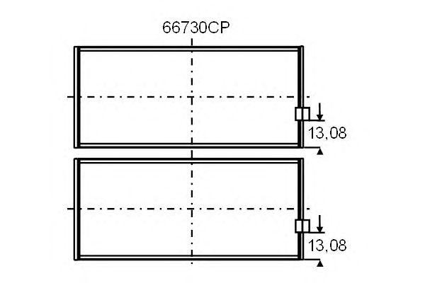Подшипник 66730CP GLYCO