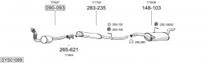 Деталь 288969 BOSAL
