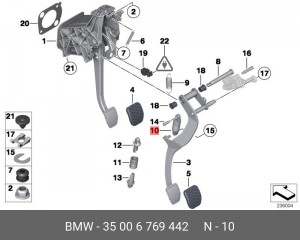 Деталь 35 00 6 769 442 BMW