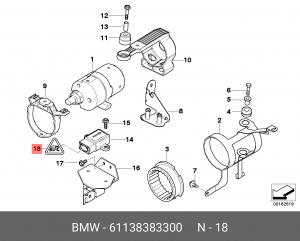 Розетка 61 13 8 383 300 BMW