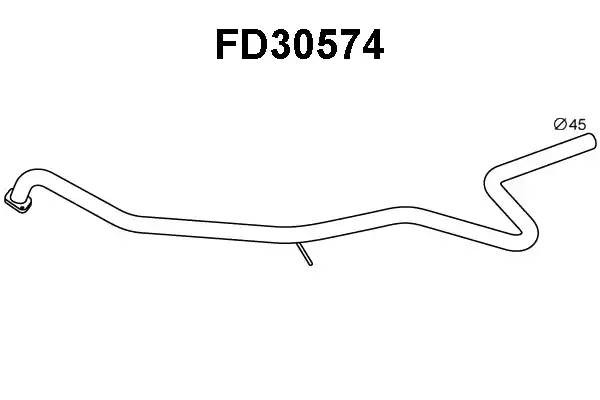 Выпускной трубопровод FD30574 VENEPORTE