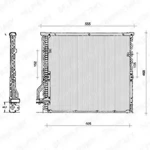 Конденсатор, кондиционер TSP0225014 DELPHI