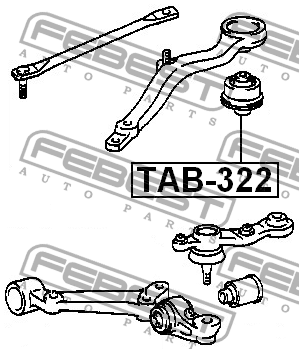 Сайлентблок рычага подвески TAB-322 FEBEST