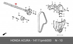 Распредвал 14111PM6000 HONDA