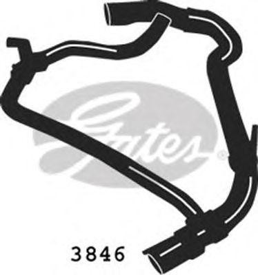 Шланг радиатора 3846 GATES