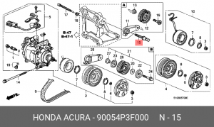 Деталь 90054P3F000 HONDA