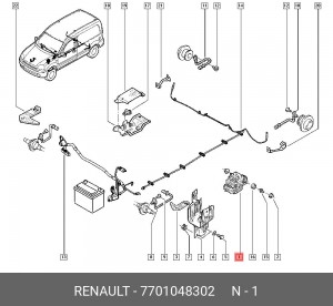 Гидроагрегат, тормозная система 7701048302 RENAULT