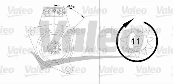 Стартер 455539 VALEO PHC