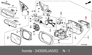 Деталь 34300SJAG02 HONDA