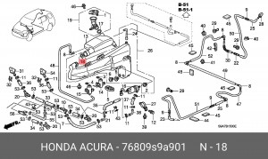 Деталь 76809S9A901 HONDA