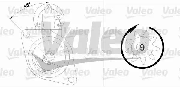 Стартер 455888 VALEO PHC