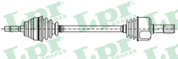 Приводной вал DS36126 LPR