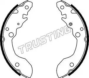 Комплект тормозных колодок 111.244 TRUSTING