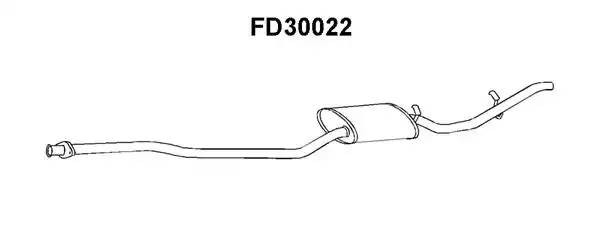 Глушитель выхлопных газов конечный FD30022 VENEPORTE
