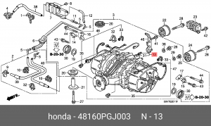 Датчик температуры масла 48160PGJ003 HONDA