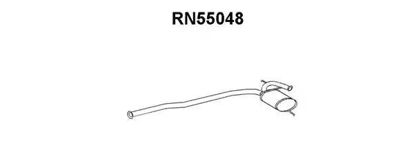 Предглушитель выхлопных газов RN55048 VENEPORTE
