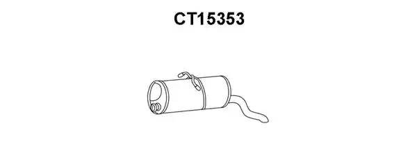 Глушитель выхлопных газов конечный CT15353 VENEPORTE