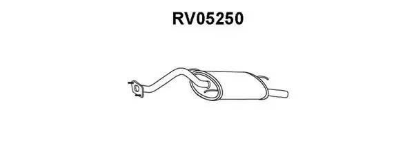Глушитель выхлопных газов конечный RV05250 VENEPORTE