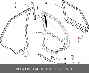 Деталь 46406092 ALFA FIAT LANCIA