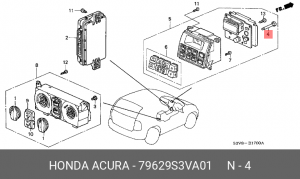 Лампа 79629S3VA01 HONDA