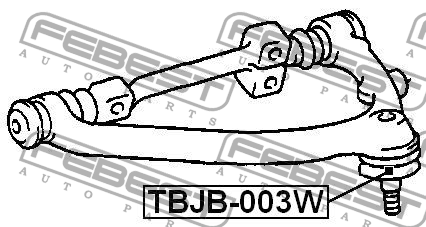 Рычаг подвески TBJB-003W FEBEST