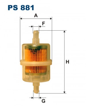 Фильтр топливный PS881 FILTRON