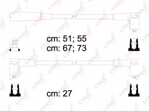 Провода высоковольтные системы зажигания (комплект) SPC4609 LYNXAUTO