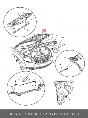 Деталь 4719 658AD CHRYSLER
