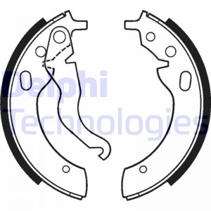 Комплект тормозных колодок LS1228 DELPHI