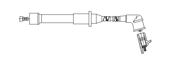 Провод зажигания 6A55F73 BREMI