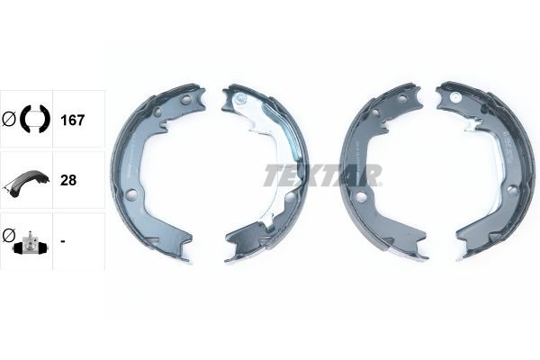 Колодки тормозные барабанные 91068500 TEXTAR