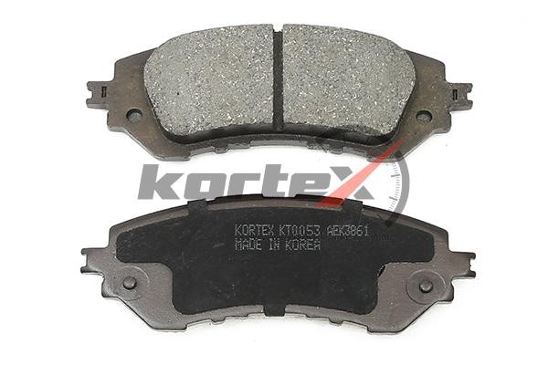 Колодки тормозные дисковые KT0053 KORTEX