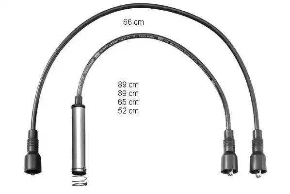 Ккомплект проводов зажигания ZEF582 BERU